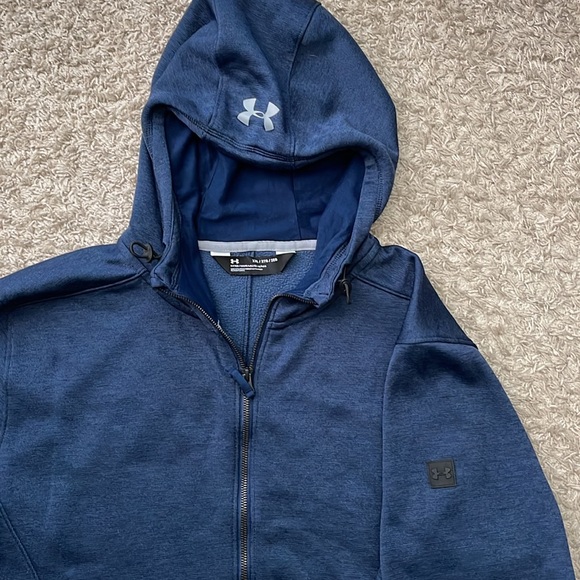 EUC Men’s Under Armour Academy/Steel Sportstyle Sweater Fleece Jacket Size XXL - Picture 8 of 12